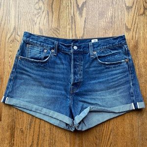 Levi denim cutoffs